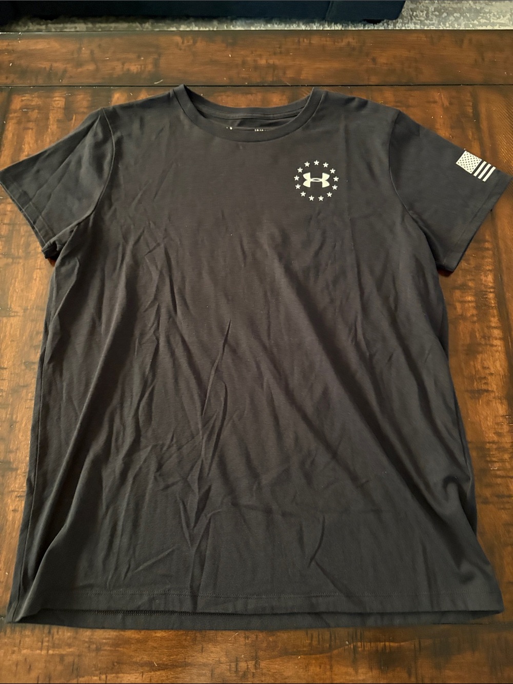 Under Armour Men’s Black Logo Short Sleeve Crew Tee